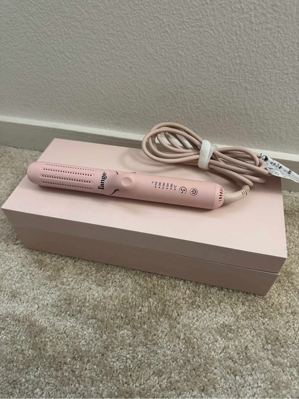 Lange Le Duo Blush Corded Hair Straightener